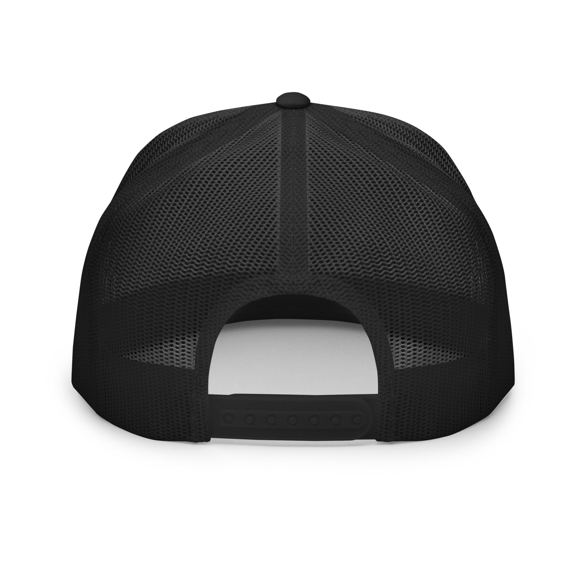 Southwest Detroit Trucker Cap - Black - Embroidered with White Hat