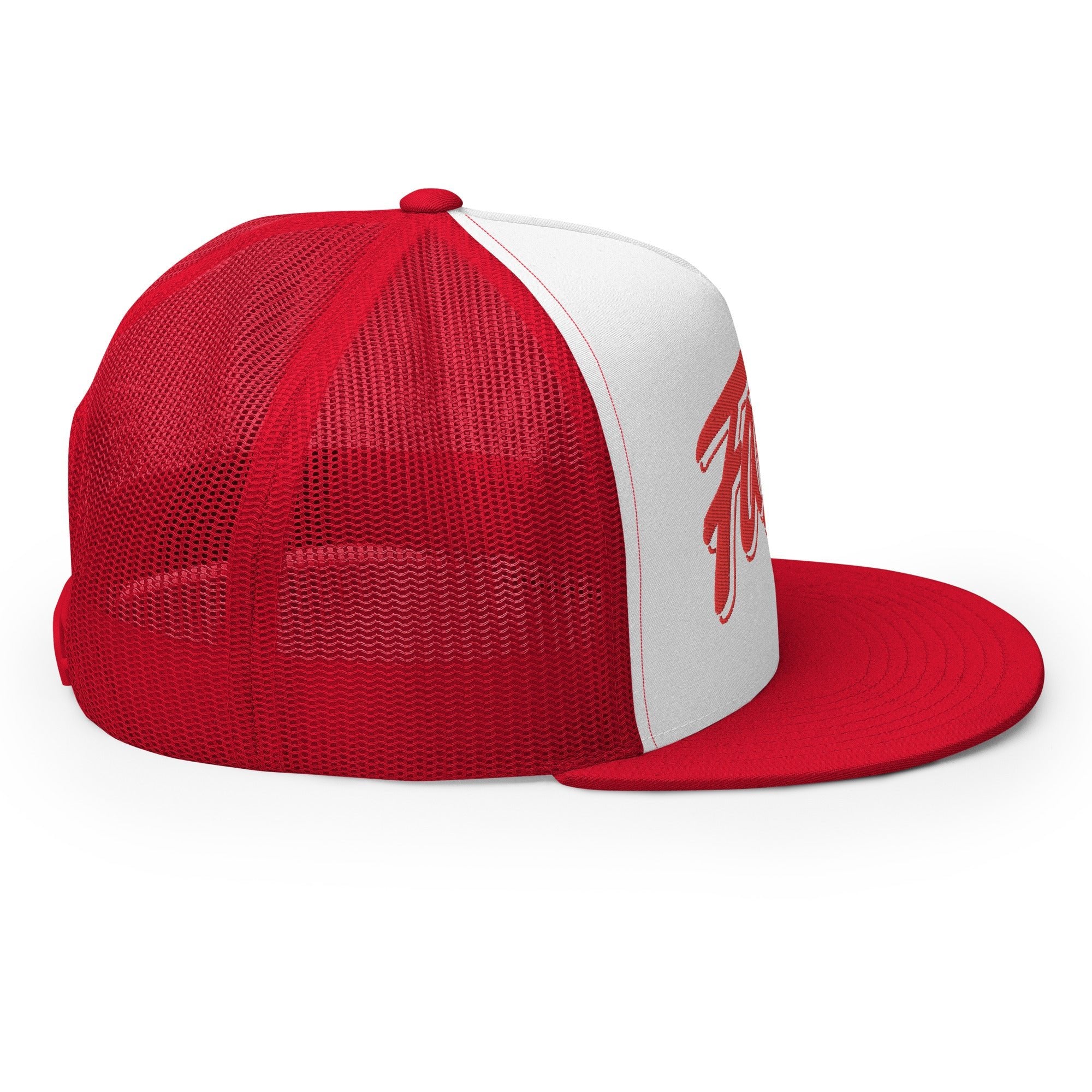 Faygo Trucker Cap - Red and White - Embroidered with Red Hat