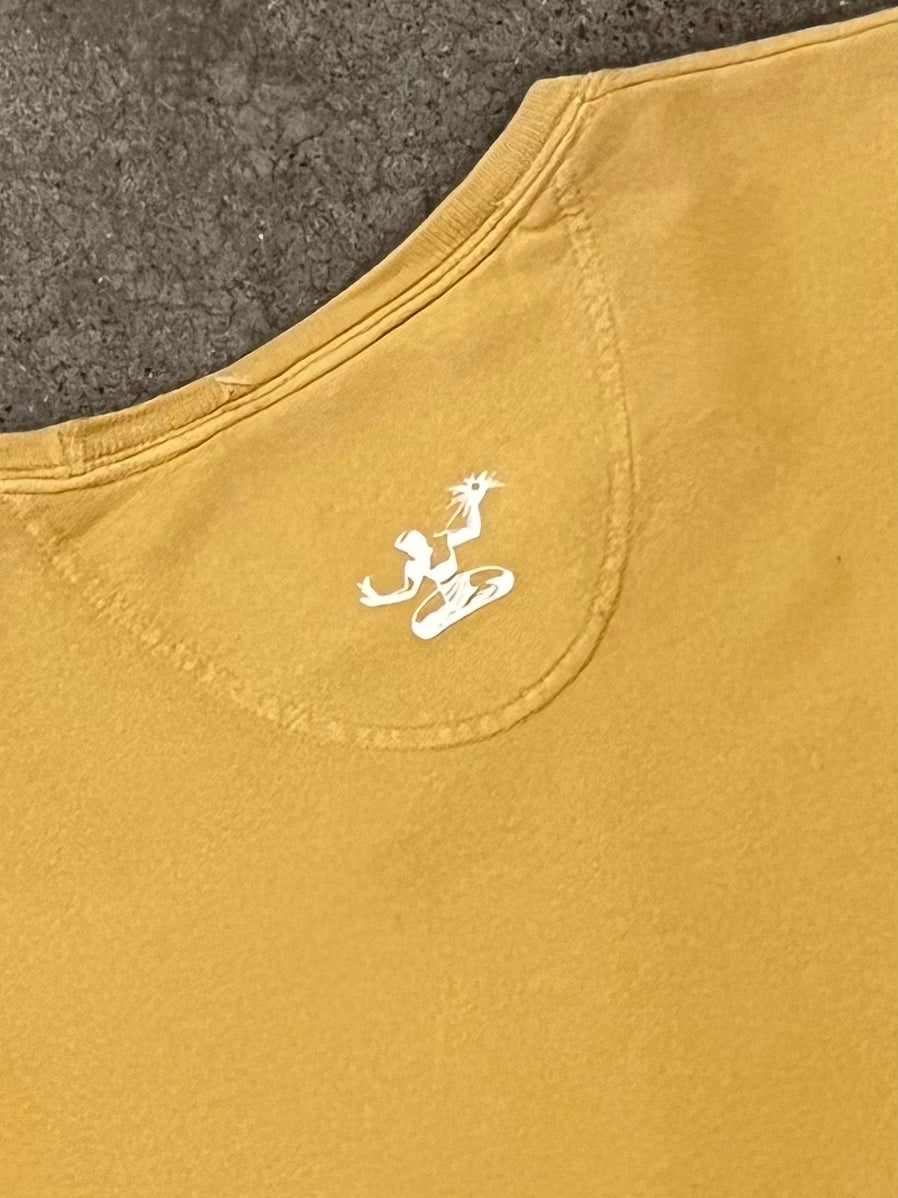 Detroit Collegiate Arch Garment Dyed Pullover / White + Squash/ Unisex Unisex Apparel