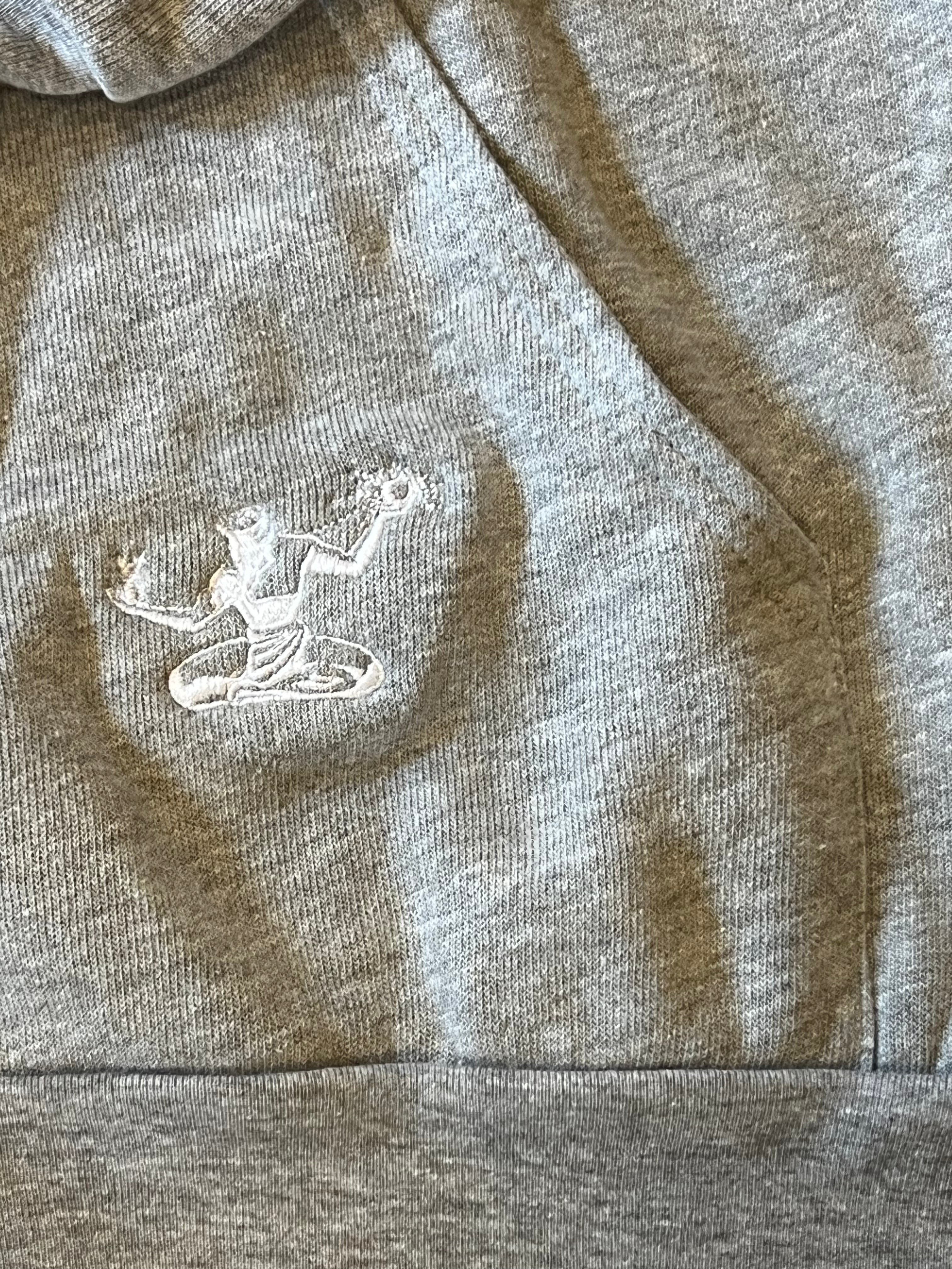 Detroit Classic Tri-Blend Zip Hoodie / White + Heather Gray / Unisex Unisex Apparel