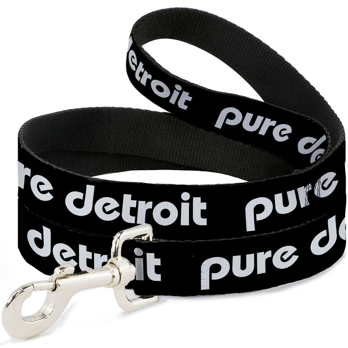 Pure Detroit Dog Leash - Black/White Dog Leashes