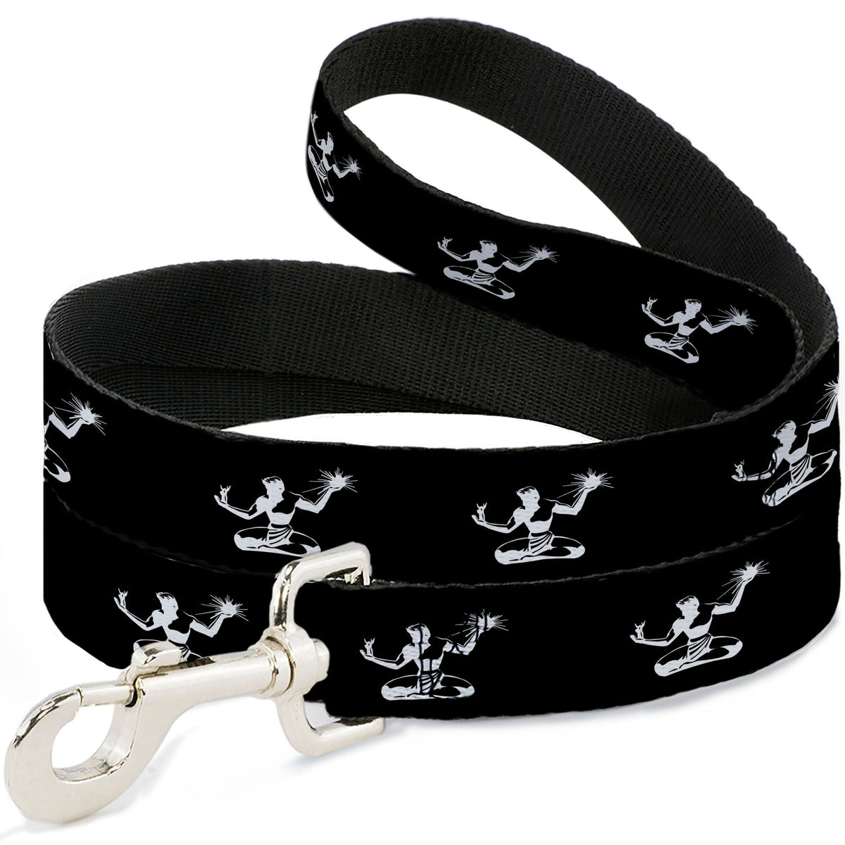 Spirit of Detroit Dog Leash - Black / White Dog Leashes