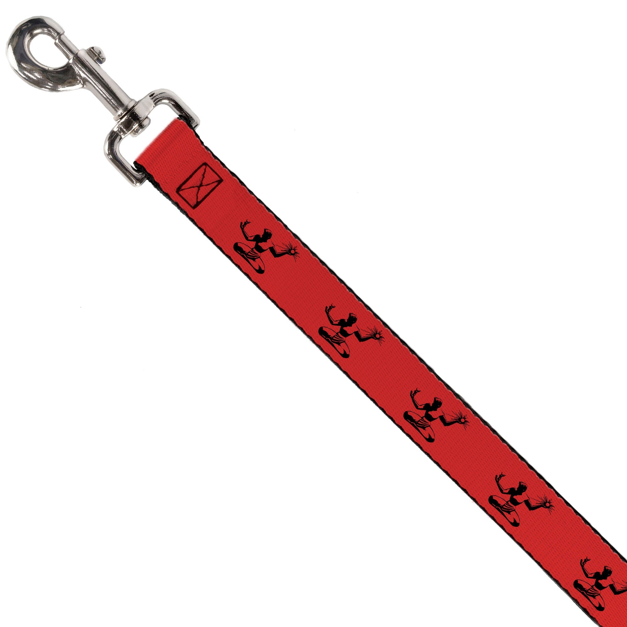 Spirit of Detroit Dog Leash - Red / Black Dog Leashes