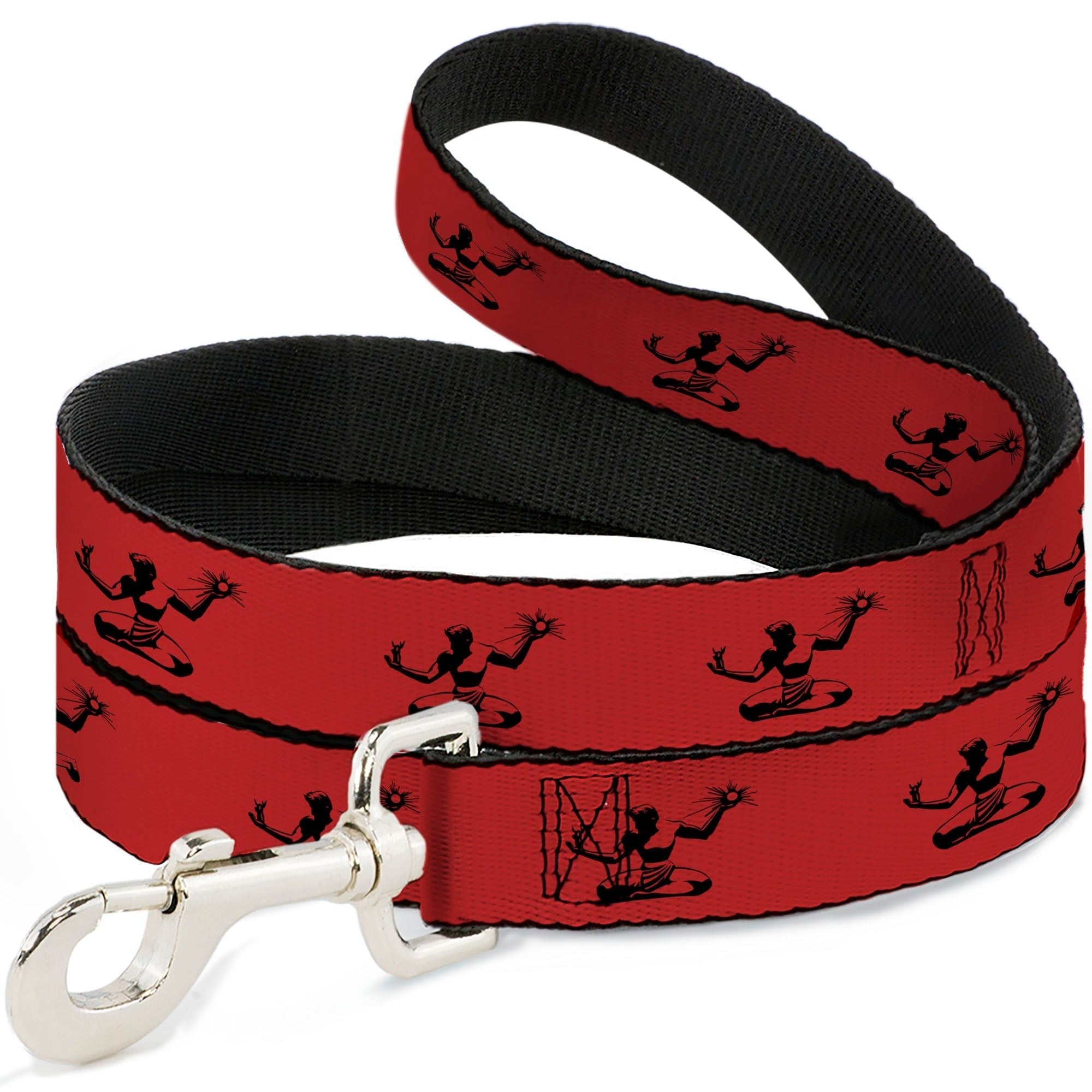 Spirit of Detroit Dog Leash - Red / Black Dog Leashes