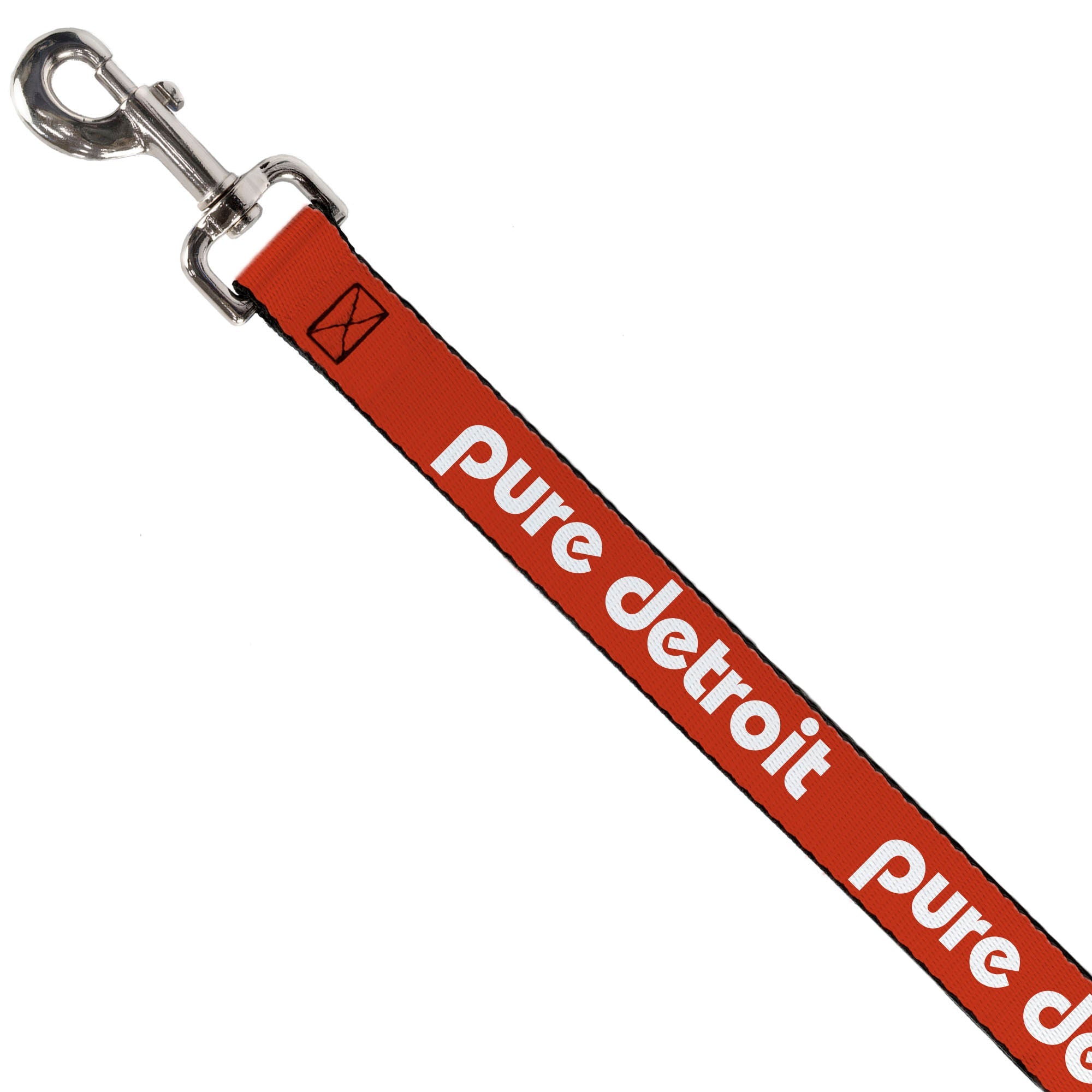 Pure Detroit Dog Leash - Burnt Orange / White Dog Leashes