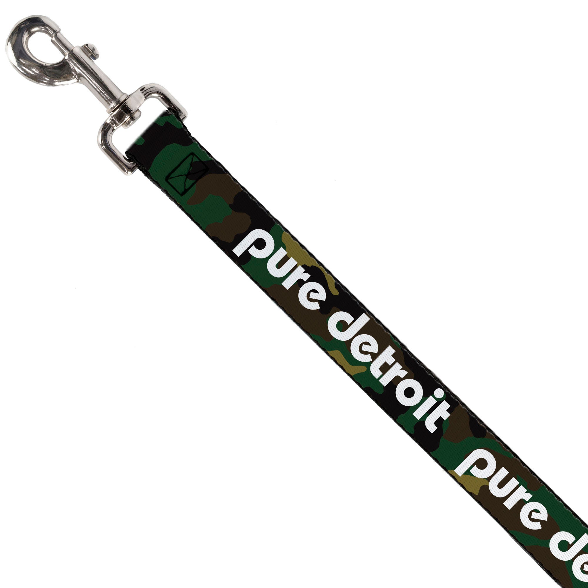 Pure Detroit Dog Leash - Camo Olive / White Dog Leashes