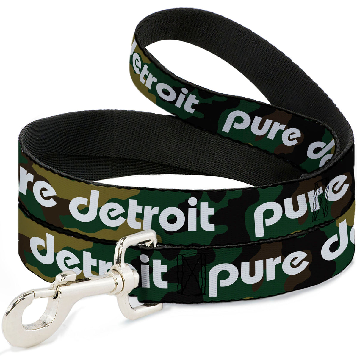Pure Detroit Dog Leash - Camo Olive / White Dog Leashes