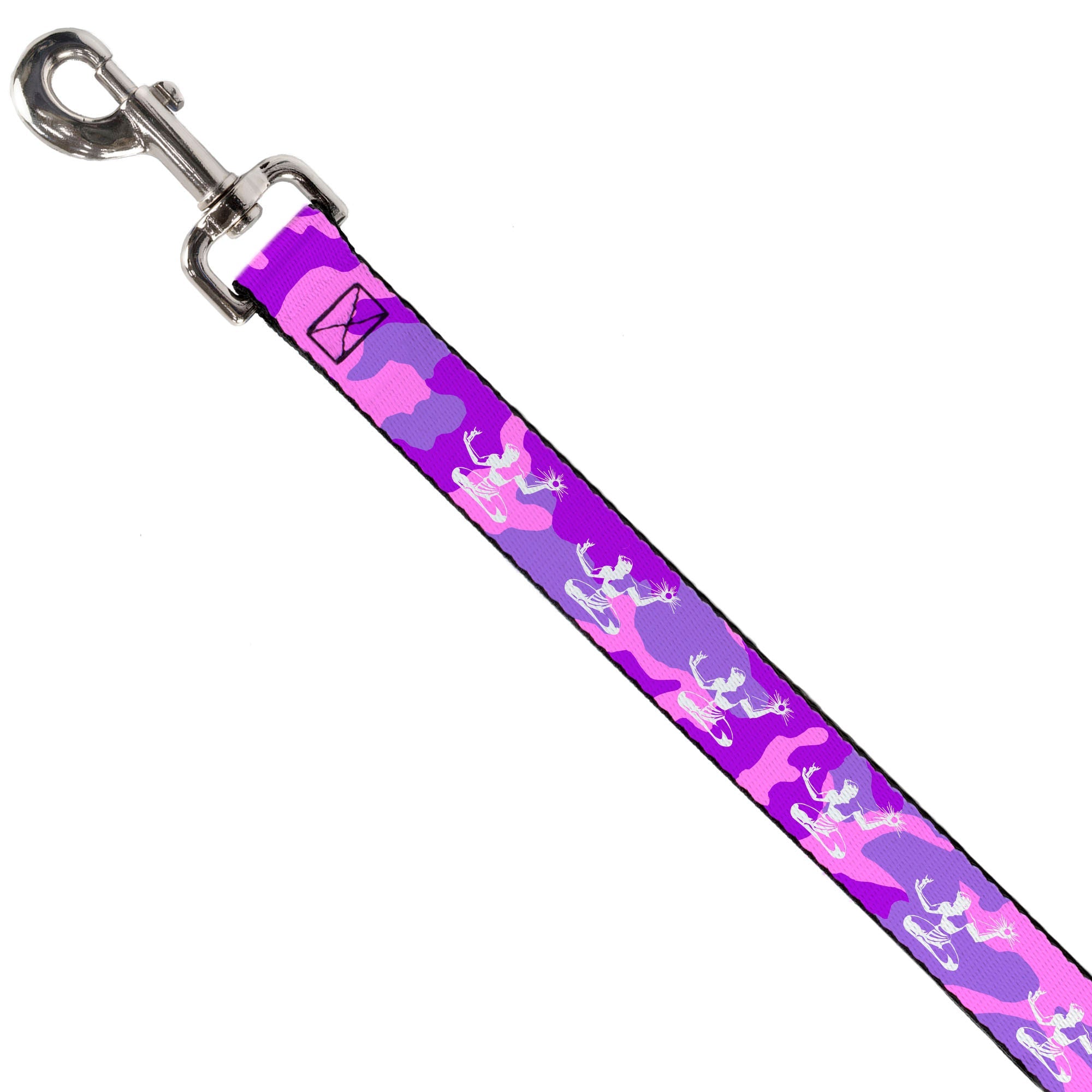 Spirit of Detroit Dog Lesh - Camo Pink / Purple / White Dog Leashes