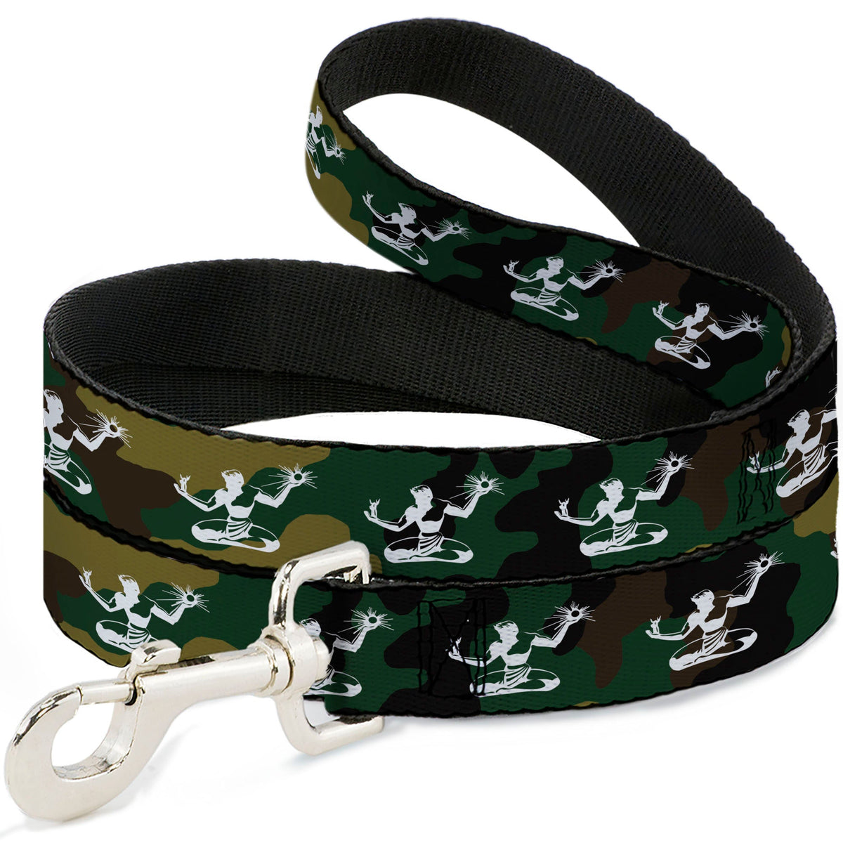 Spirit of Detroit Dog Leash - Camo Olive / White Dog Leashes