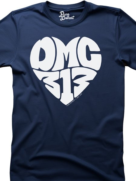 DMC 313 Love Unisex T-Shirt - White / Navy Clothing