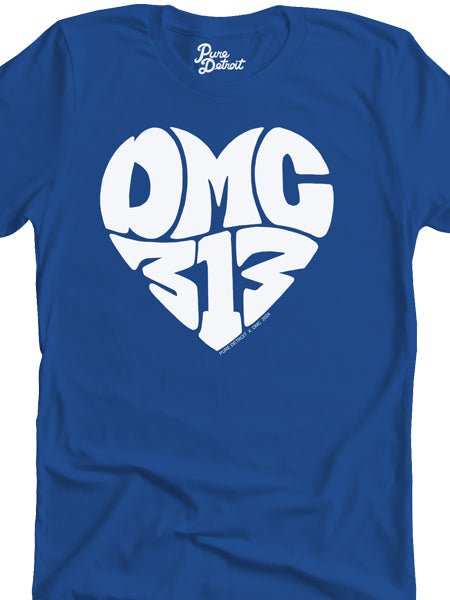 DMC 313 Love Unisex T-Shirt - White / Royal Blue Clothing