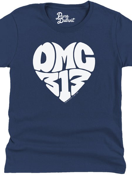 DMC 313 Love Womens T-shirt - White / Navy Clothing