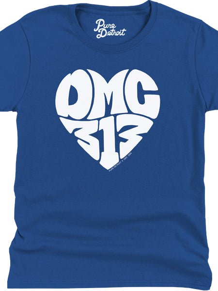 DMC 313 Love Womens T-shirt - White / Royal Blue Clothing