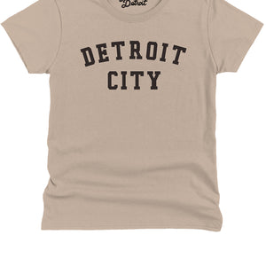 Detroit City Women's Premium Relaxed T-Shirt - Black / Heather Stone    