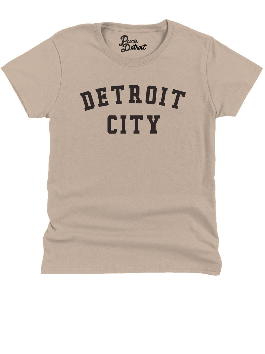 Detroit City Women's Premium Relaxed T-Shirt - Black / Heather Stone