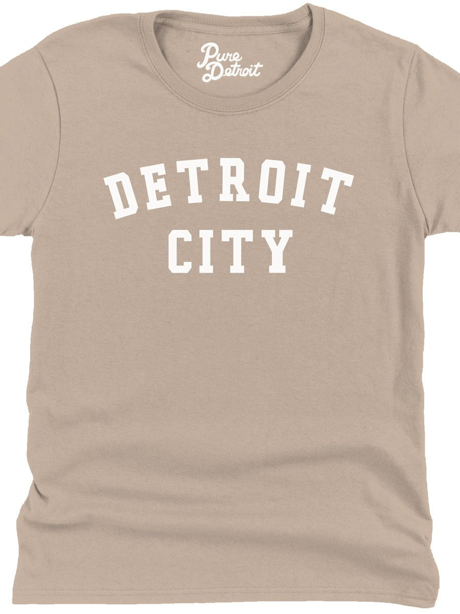 Detroit City Women's Premium Relaxed T-Shirt - White / Stone