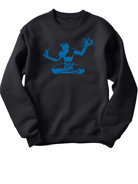 Spirit of Detroit Unisex Sweatshirt - Blue / Black sweatshirt