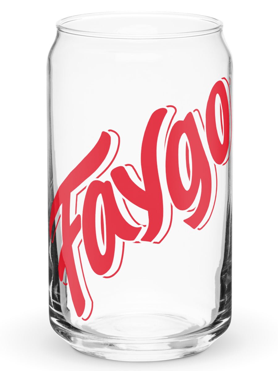 Faygo Red Pop Can-shaped Glass - 16 oz