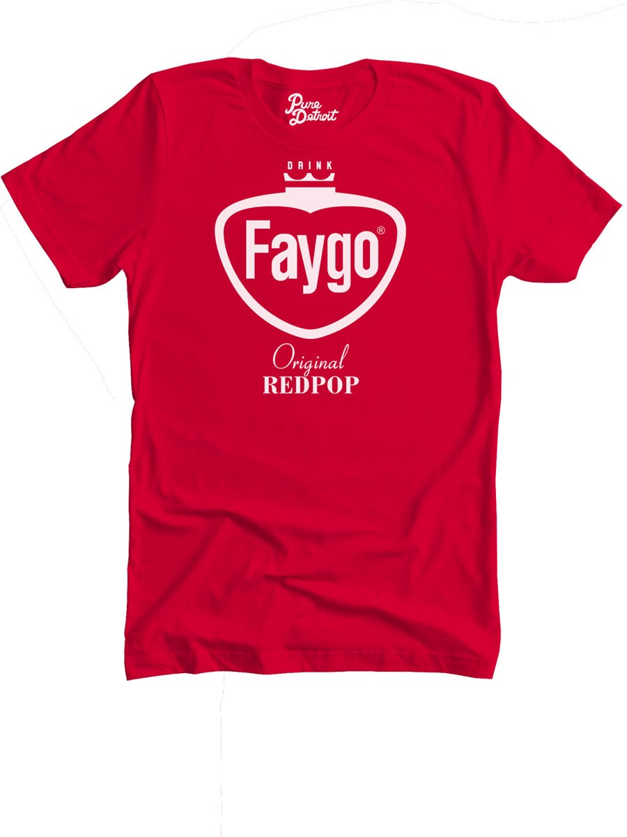 Faygo Retro Logo Premium Unisex T-shirt - Original Red Pop Clothing