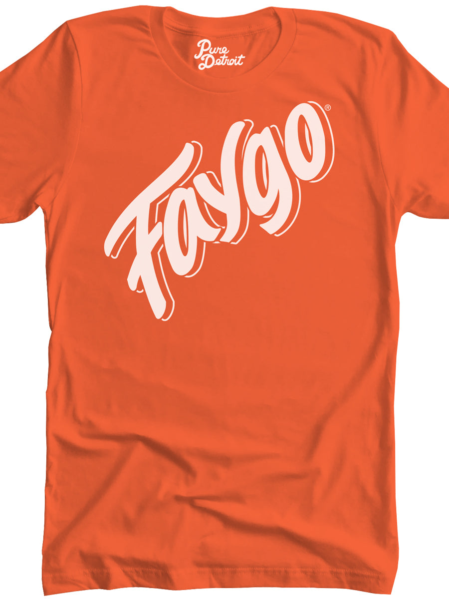 Faygo Premium Unisex T-shirt - Orange Clothing   
