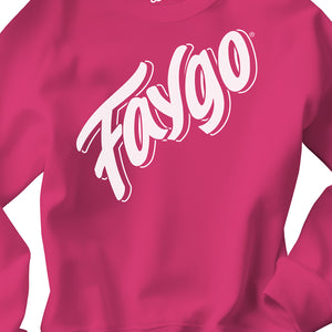 Faygo Heavyweight Crewneck Sweatshirt - Hot Pink Clothing   