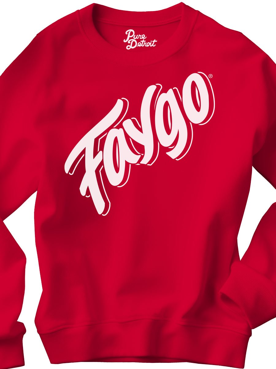 Faygo Heavyweight Crewneck Sweatshirt - Red Pop Clothing