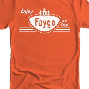 Faygo Vintage Premium Unisex T-Shirt - Orange Clothing   