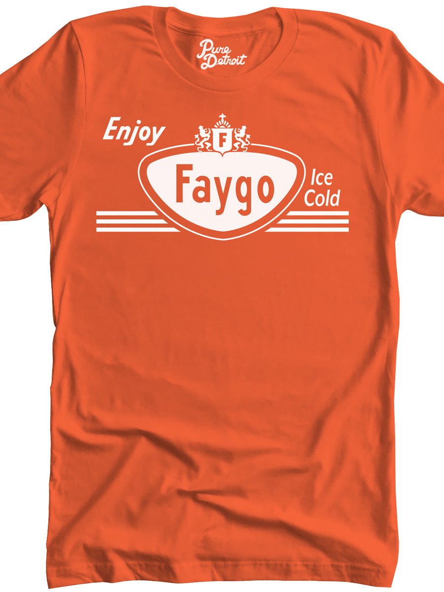 Faygo Vintage Premium Unisex T-Shirt - Orange Clothing