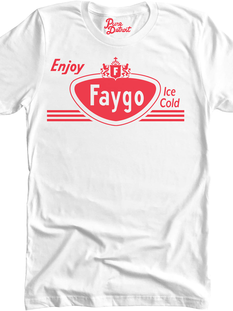 Faygo Unisex Premium T-shirt - Red & White Clothing   