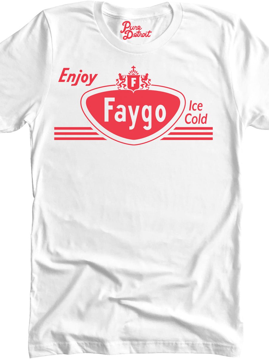 Faygo Unisex Premium T-shirt - Red & White Clothing