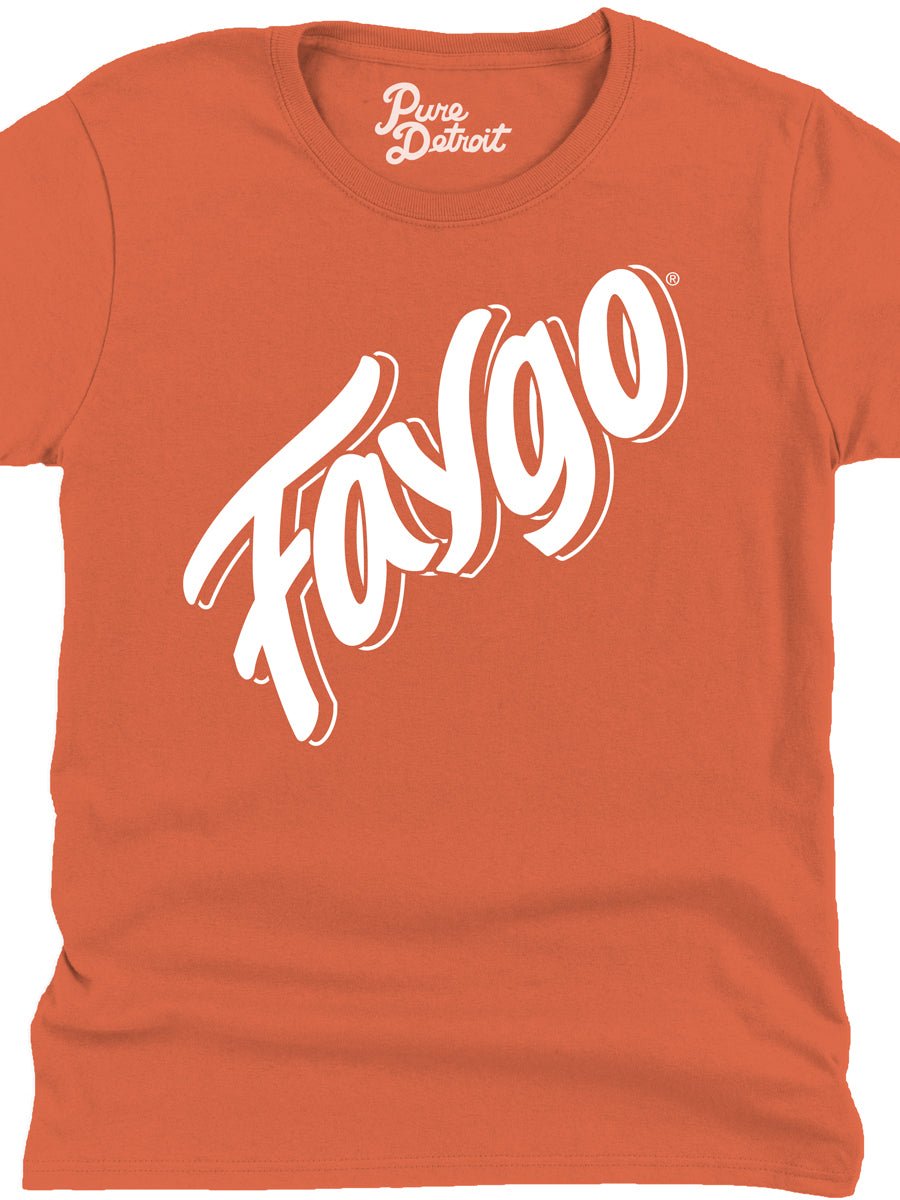 Faygo Womens T-Shirt Orange Clothing