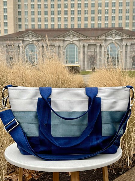 Pure Detroit OFFICIAL - Overnighter Seatbelt Bag - Belle Isle Spectrum PRE ORDER Seatbelt Bags