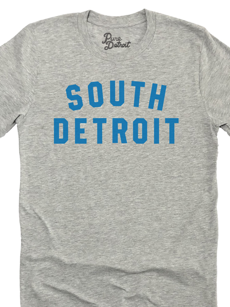 South Detroit Unisex T-shirt - Blue / Athletic Gray    