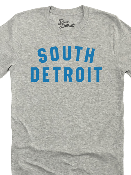 South Detroit Unisex T-shirt - Blue / Athletic Gray
