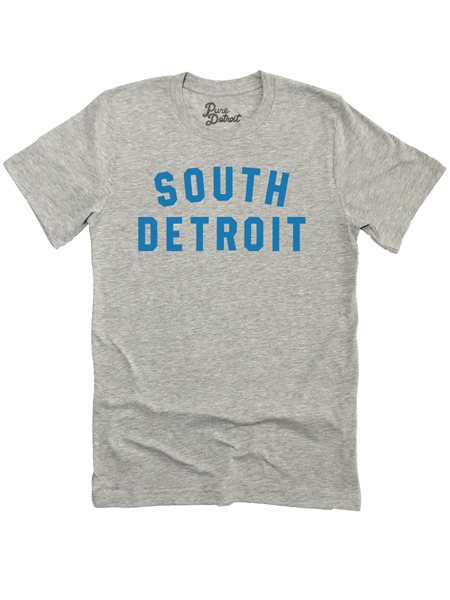 South Detroit Unisex T-shirt - Blue / Athletic Gray    