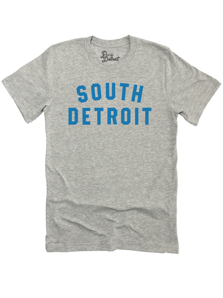 South Detroit Unisex T-shirt - Blue / Athletic Gray