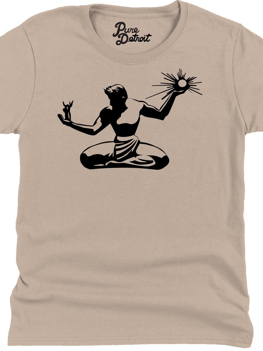 Spirit of Detroit Women's Premium Relaxed T-Shirt - White / Stone T-Shirt