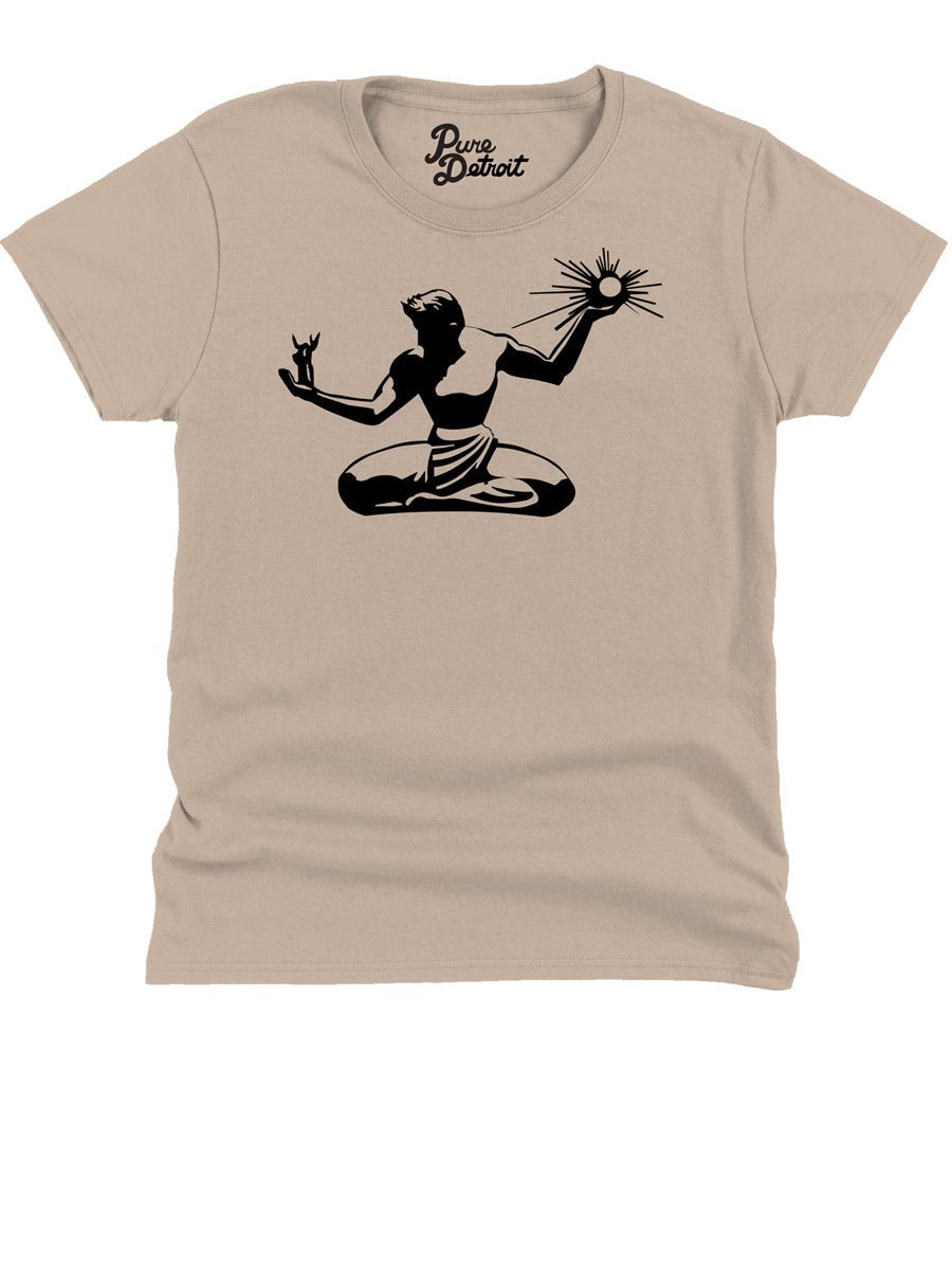 Spirit of Detroit Women's Premium Relaxed T-Shirt - White / Stone T-Shirt