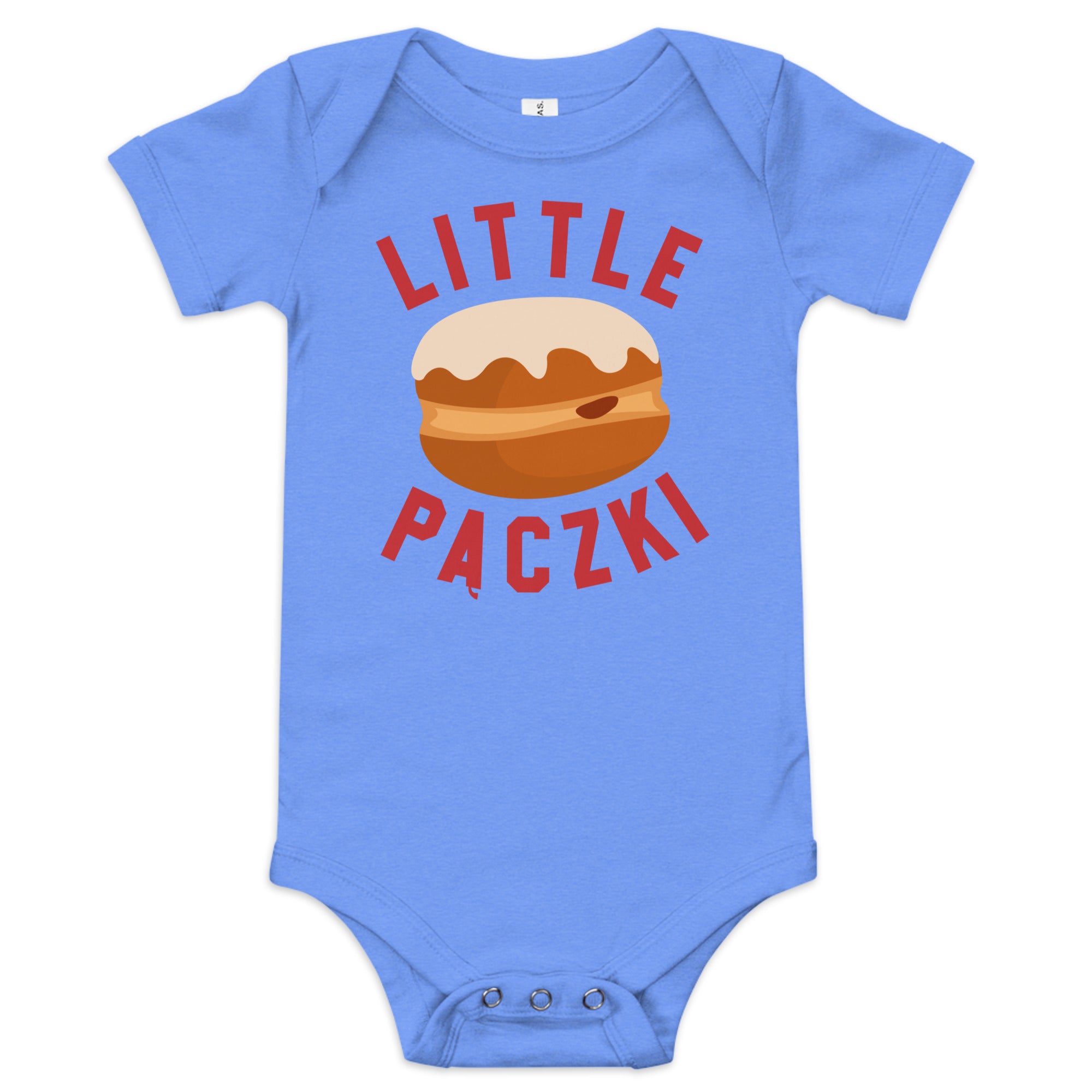 Little Paczki Baby Onsie - Blue Onesie 3-6m