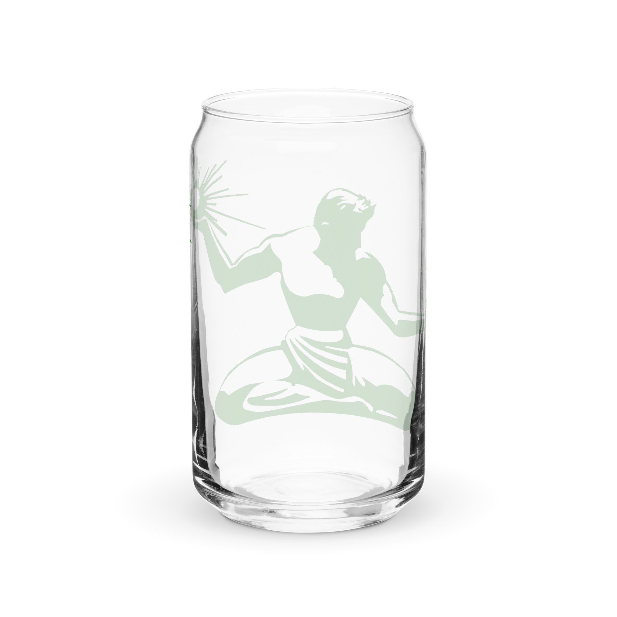 Spirit of Detroit Can-shaped Glass - 16 oz can glass