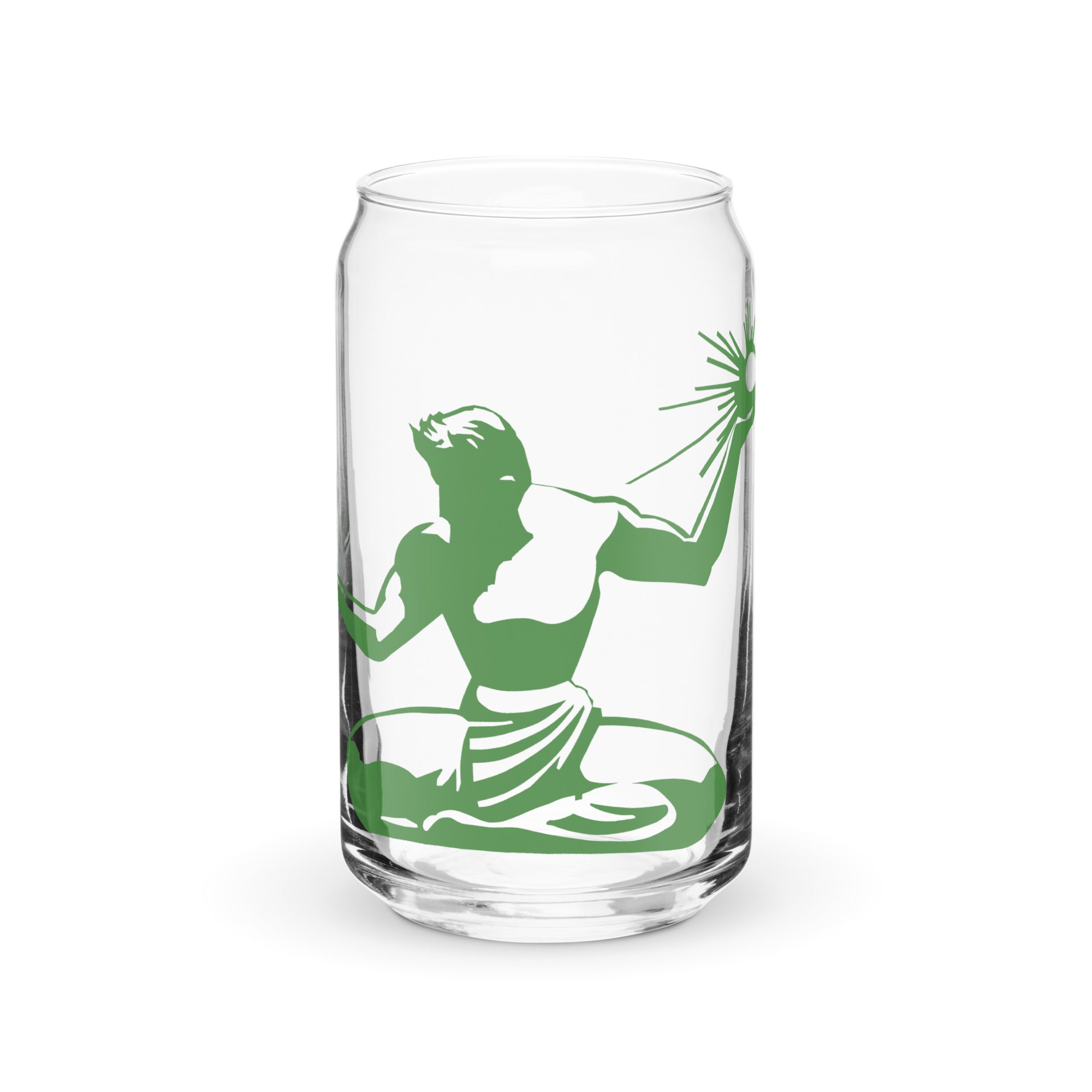 Spirit of Detroit Can-shaped Glass - 16 oz can glass Default Title