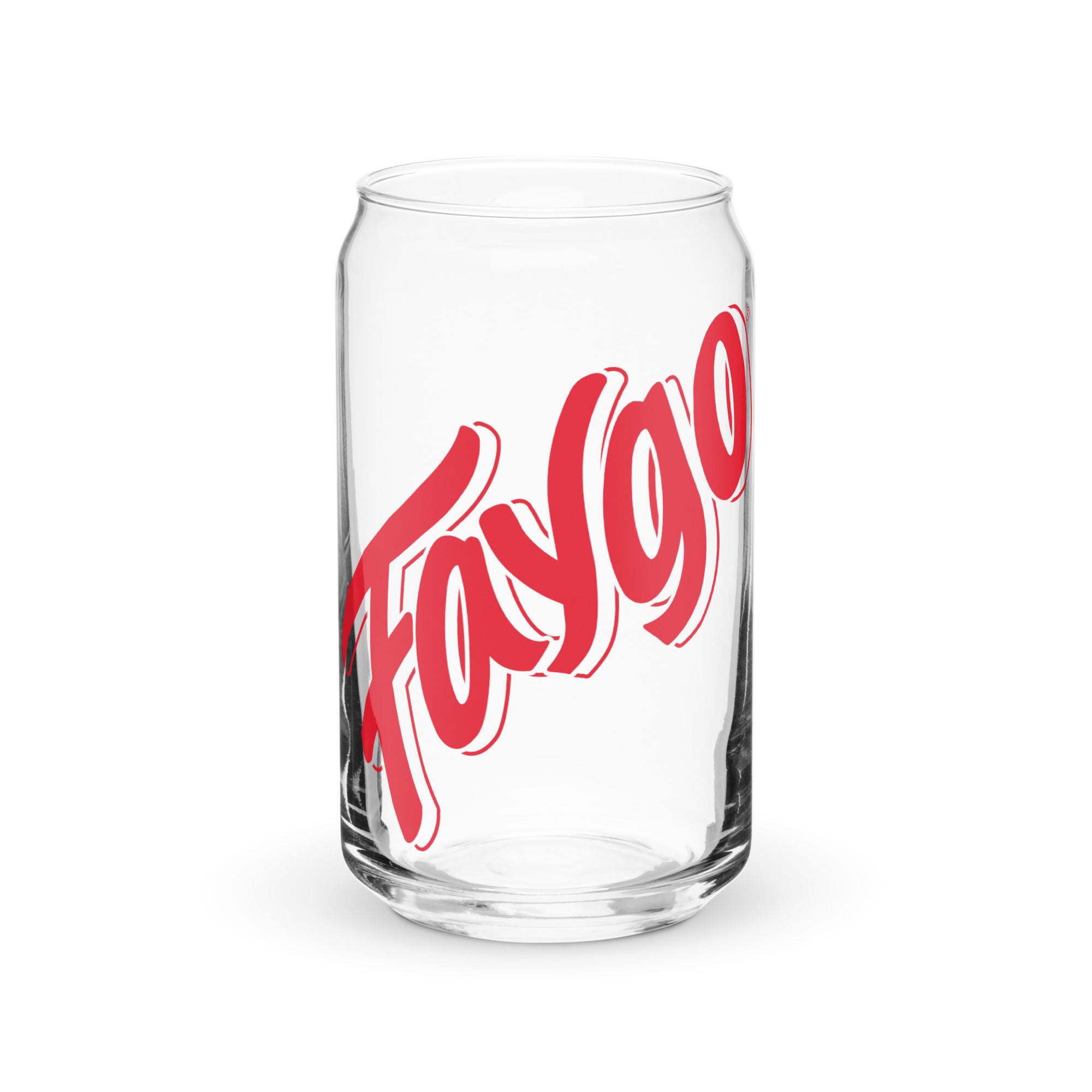Faygo Red Pop Can-shaped Glass - 16 oz Default Title