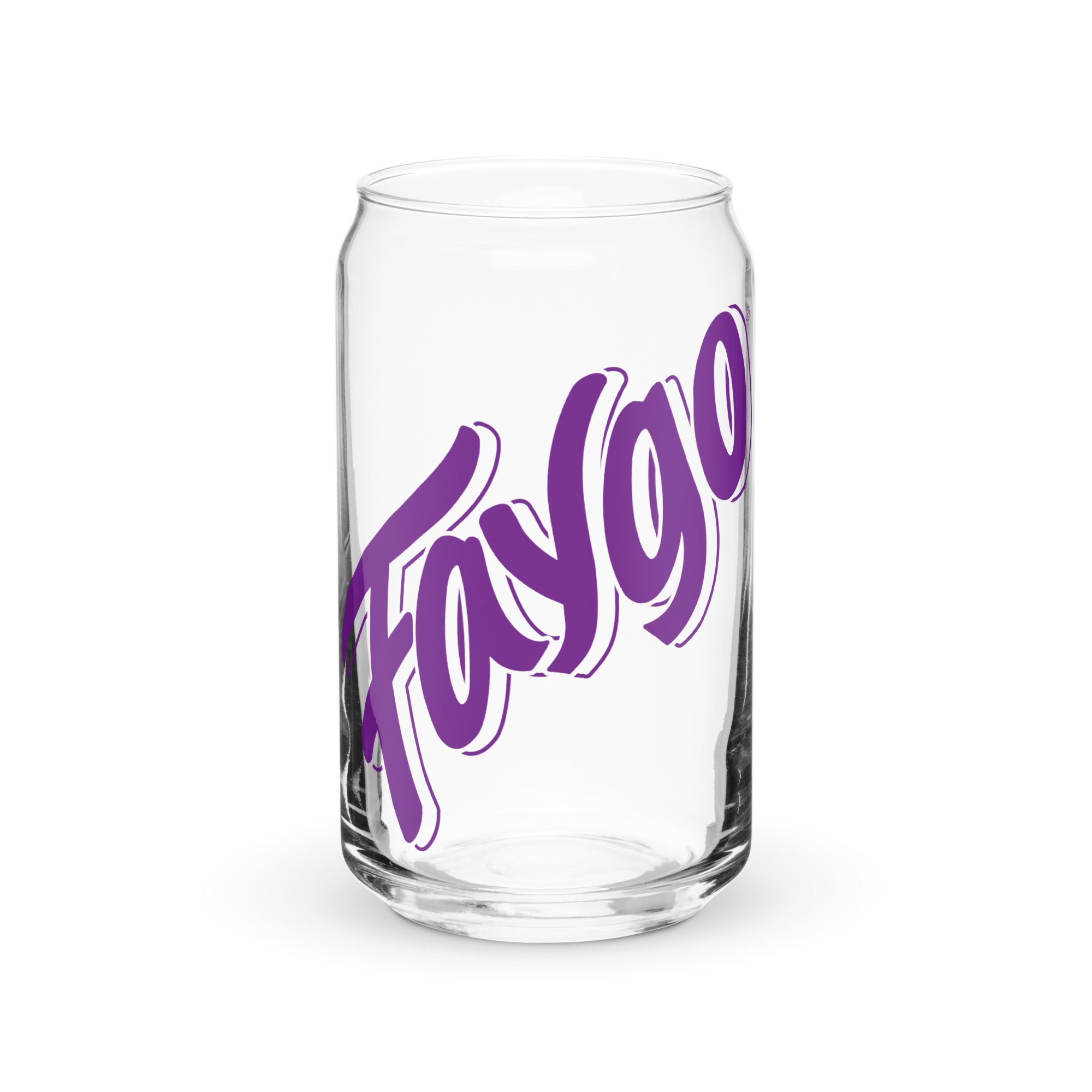 Faygo Grape Can-shaped Glass - 16 oz  Default Title  