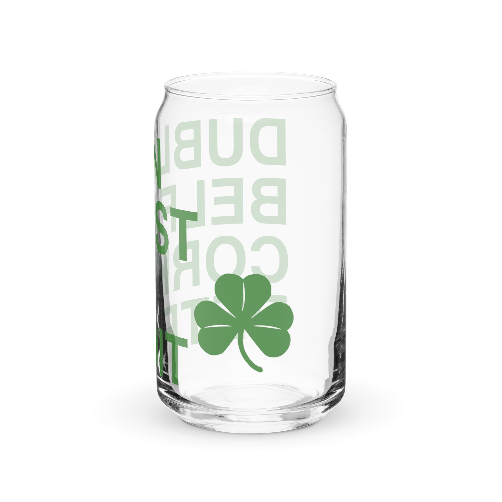 Dublin Belfast Cork Detroit - Can-shaped Glass - 16 oz
