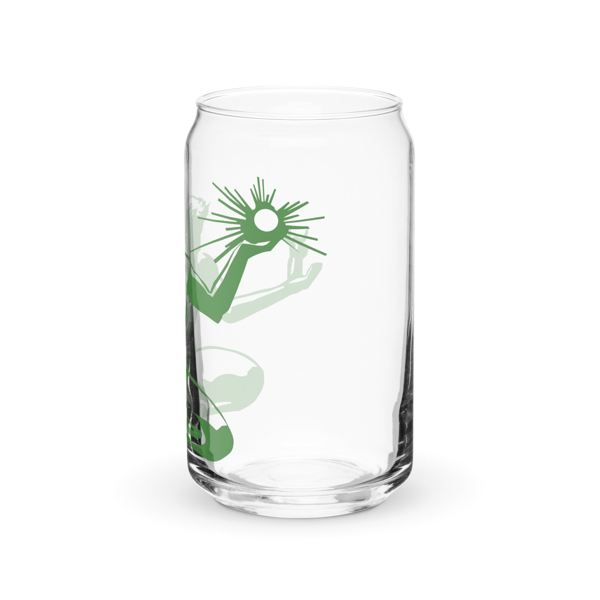 Spirit of Detroit Can-shaped Glass - 16 oz can glass