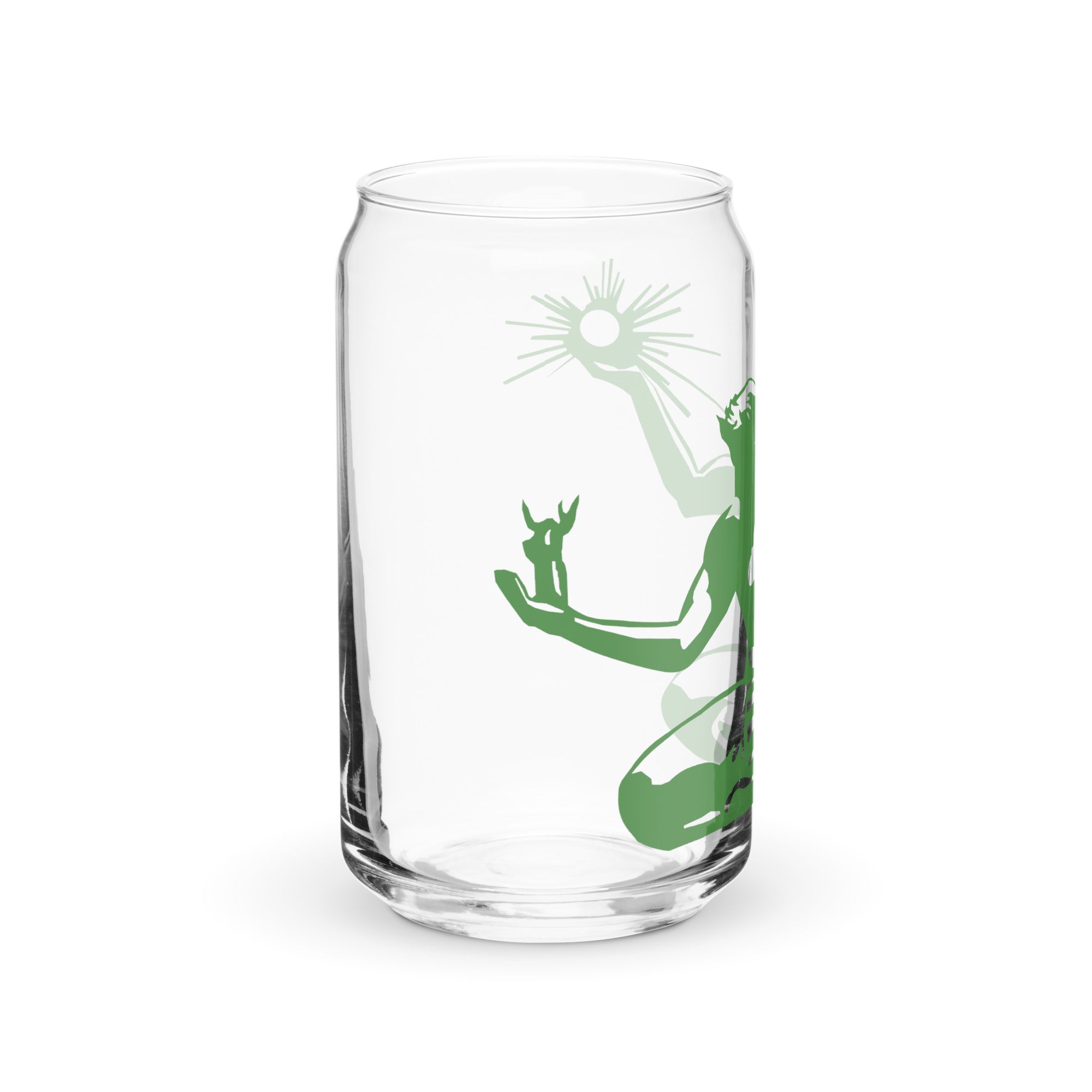 Spirit of Detroit Can-shaped Glass - 16 oz can glass