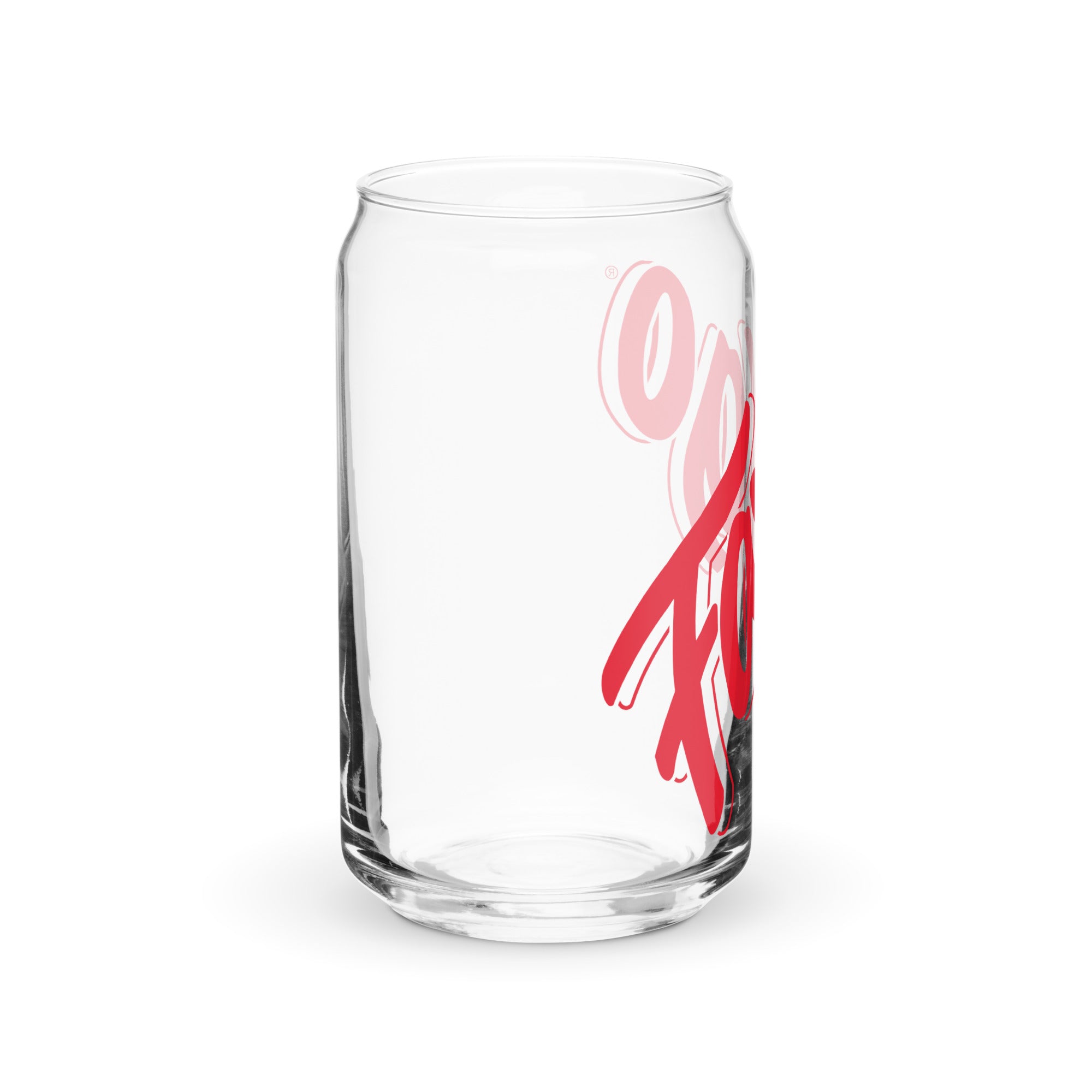 Faygo Red Pop Can-shaped Glass - 16 oz