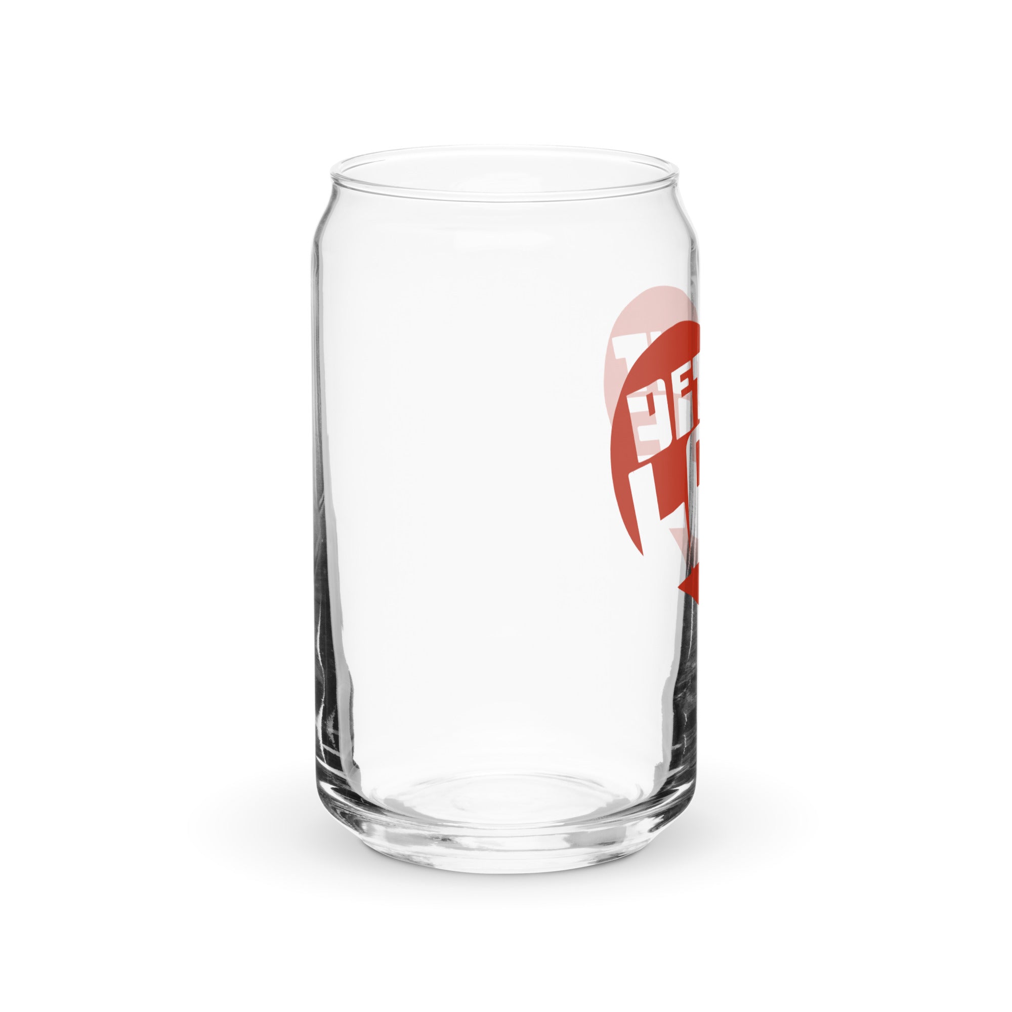 Detroit Love - Can-shaped Glass - 16 oz glass