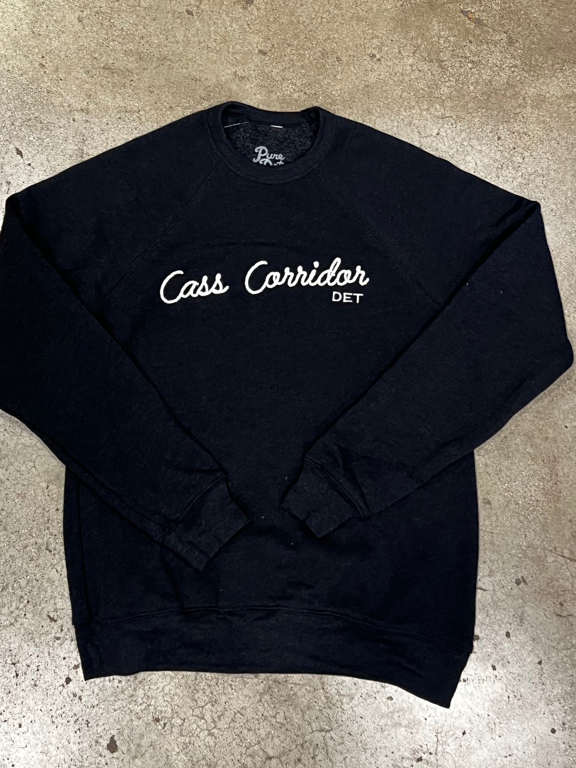 Case Corridor Pullover- Embroidered/ Black / Unisex Unisex Apparel