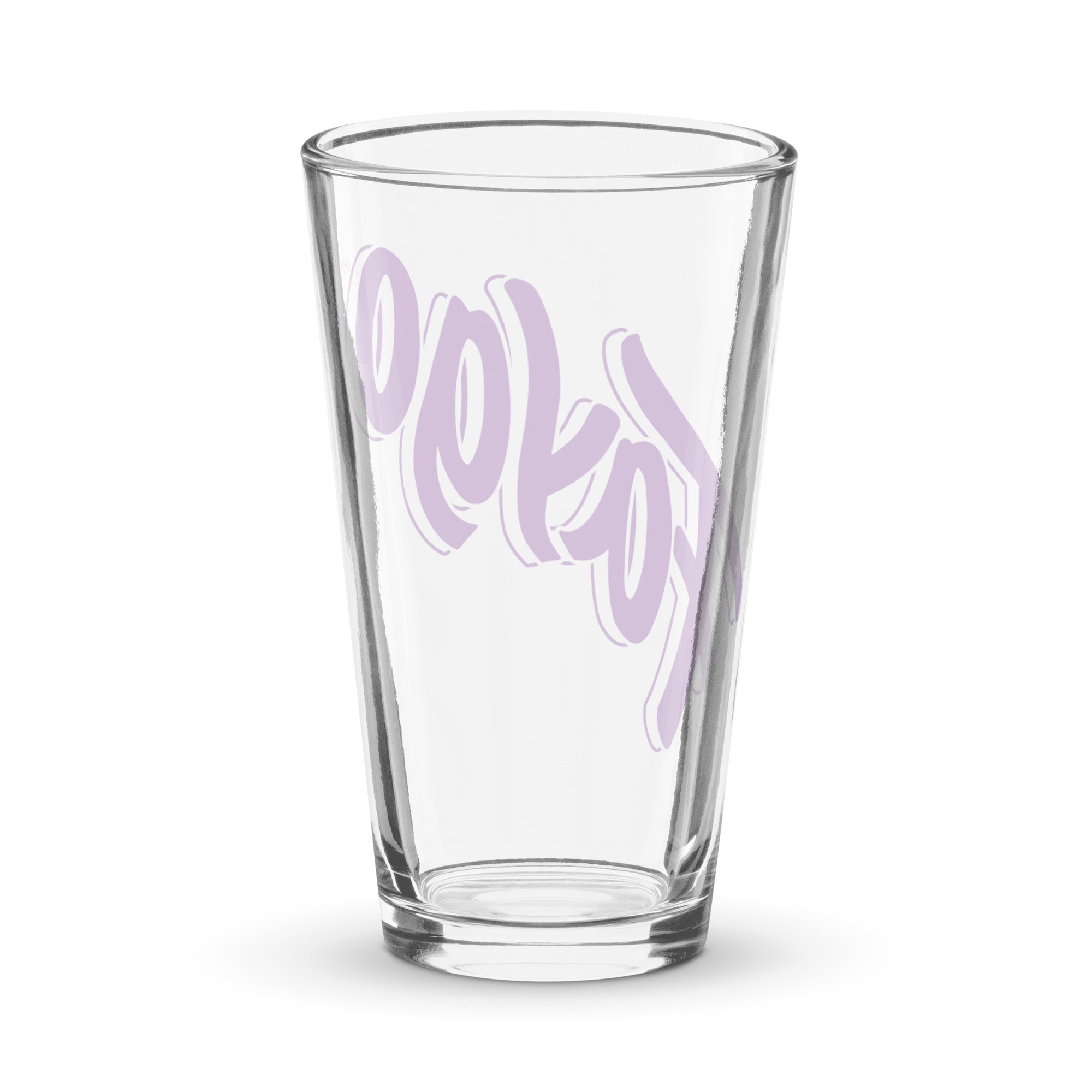 Faygo Logo Pint Glass - Grape 16 oz